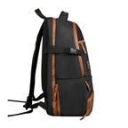 BACKPACK NOX LUXURY OPEN SERIES BLACK BROWN
