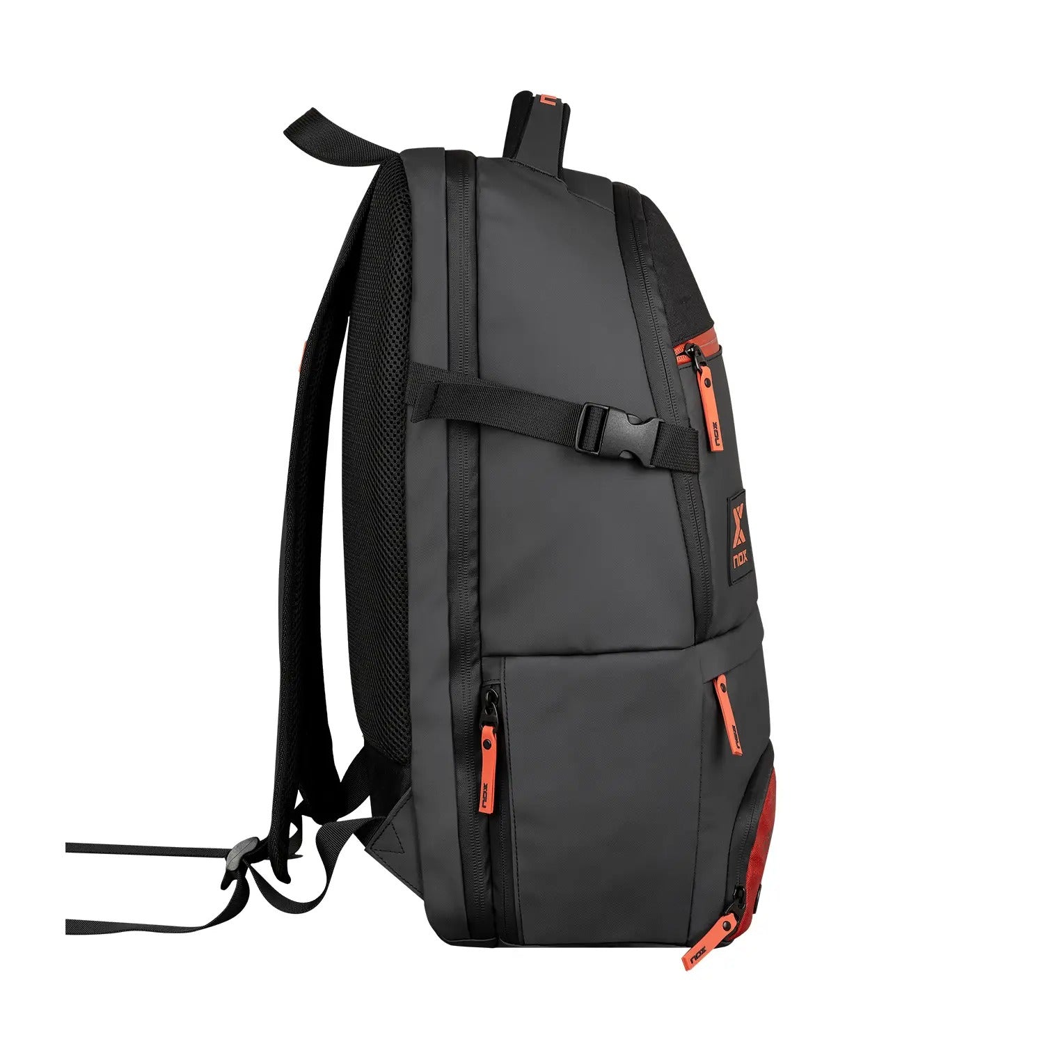 BACKPACK NOX LUXURY OPEN SERIES BLACK RED