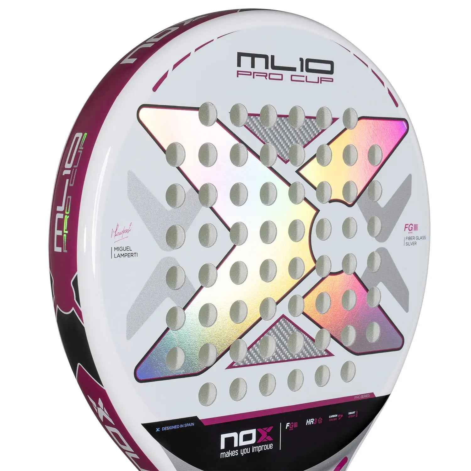 NOX ML10 PRO CUP SILVER BY MIGUEL LAMPERTI 2025 - Ace Padel Store