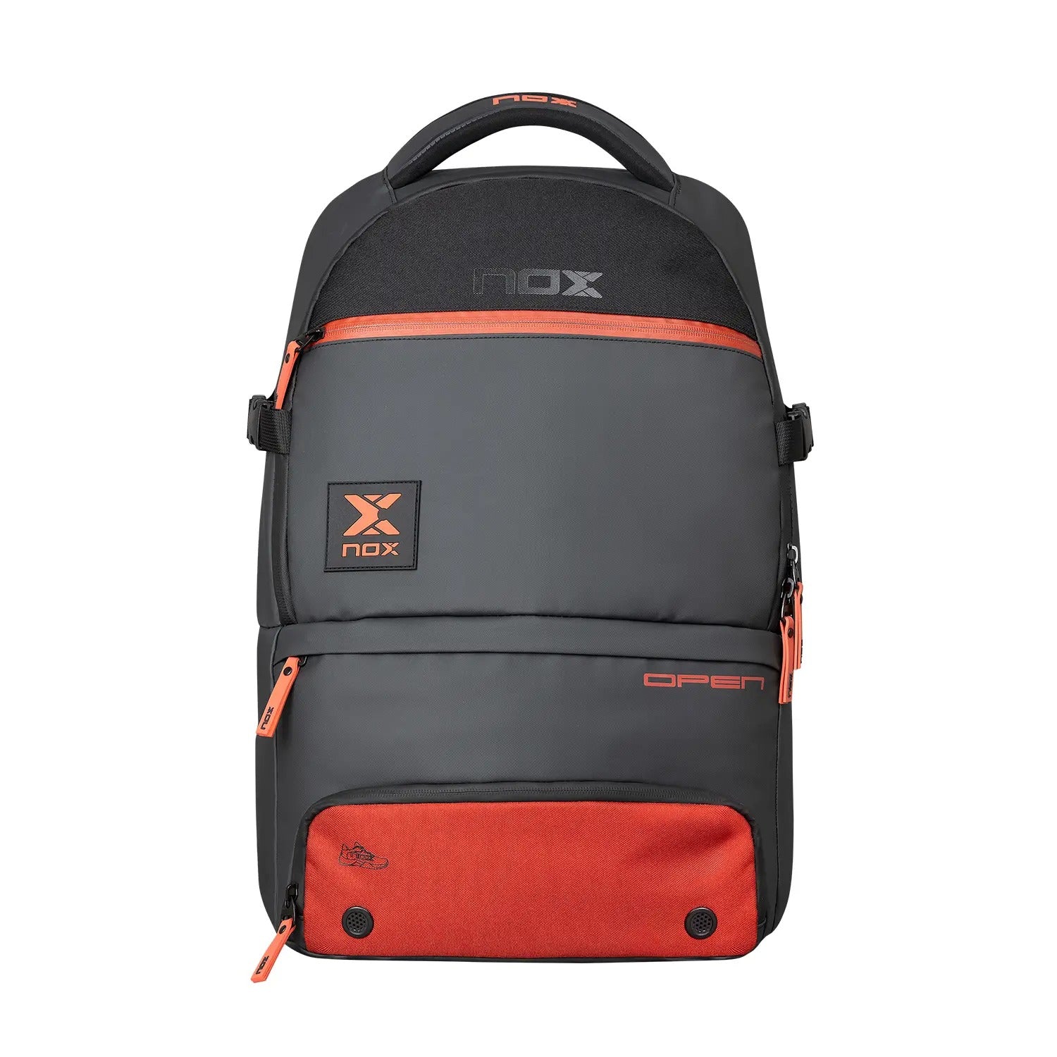 BACKPACK NOX LUXURY OPEN SERIES BLACK RED