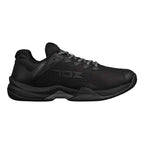 Nox ML10 Hexa Calmlhexblgs Black athletic shoe with breathable mesh upper and reinforced sole for padel performance. Available at Ace Padel Store.