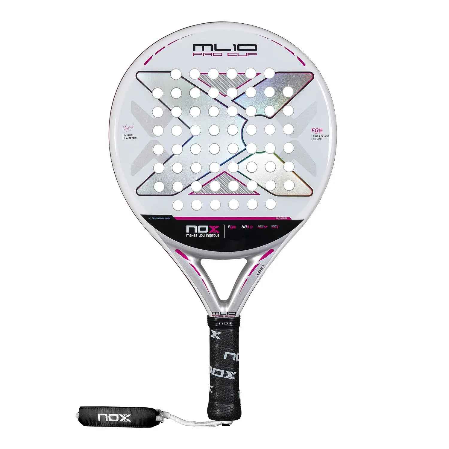 NOX ML10 PRO CUP SILVER BY MIGUEL LAMPERTI 2025 - Ace Padel Store