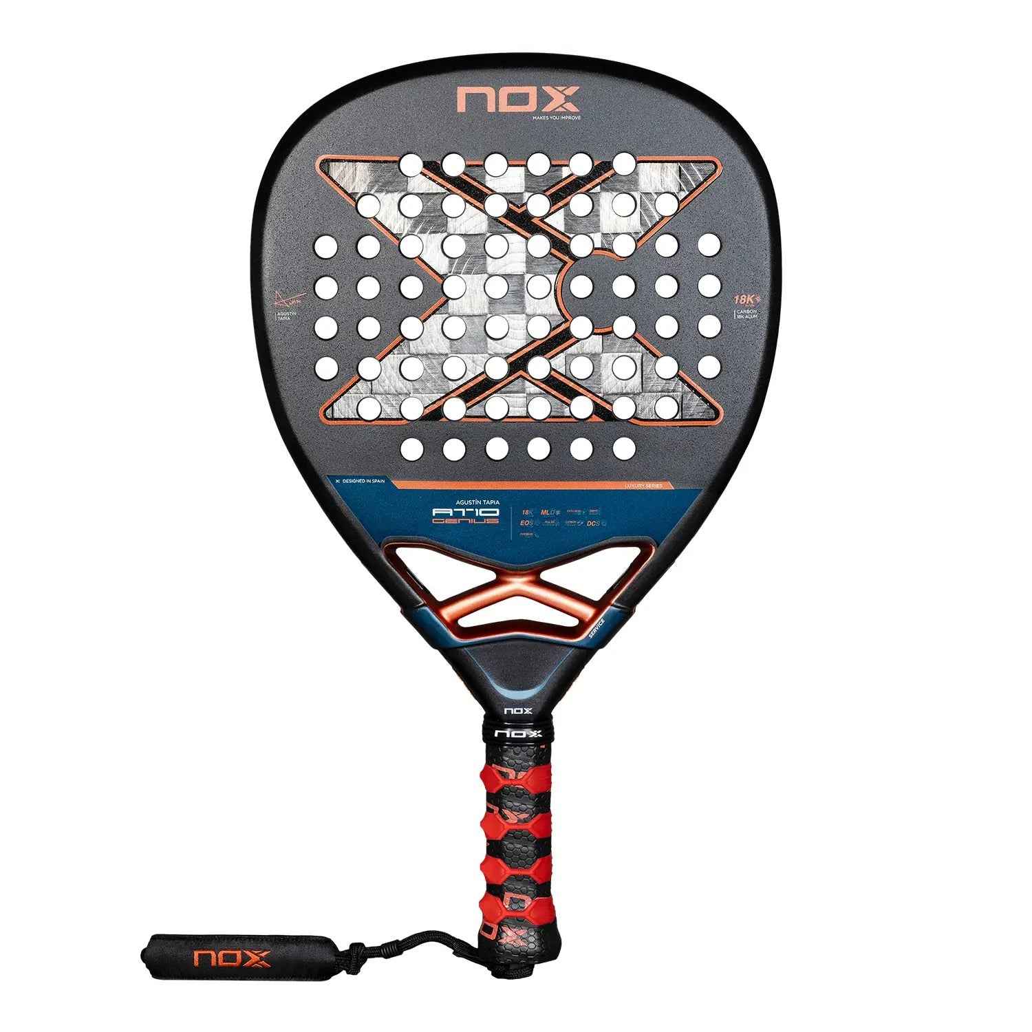 NOX AT10 GENIUS ATTACK 18K ALUM BY AGUSTIN TAPIA 2025 - Ace Padel Store