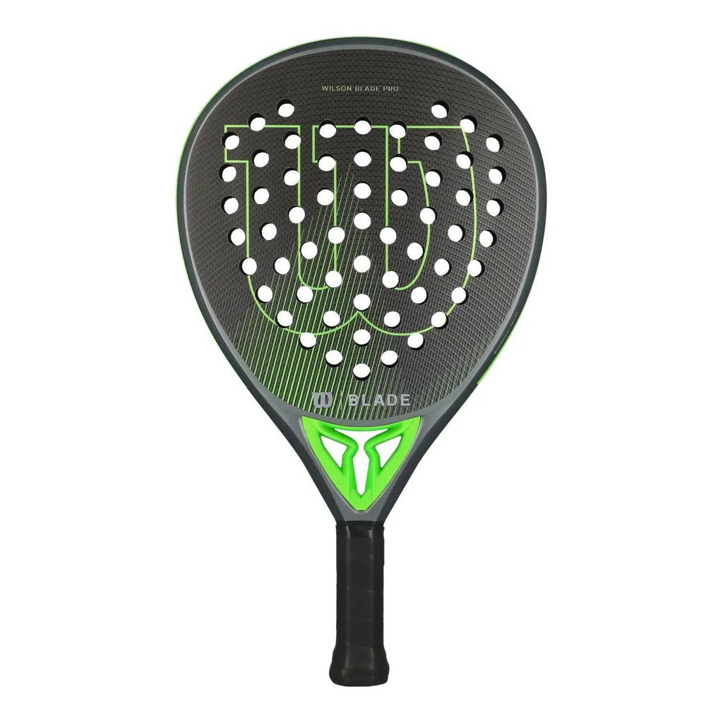 WILSON BLADE PRO PADEL V2 2 BLACK AND GREEN - Ace Padel Store