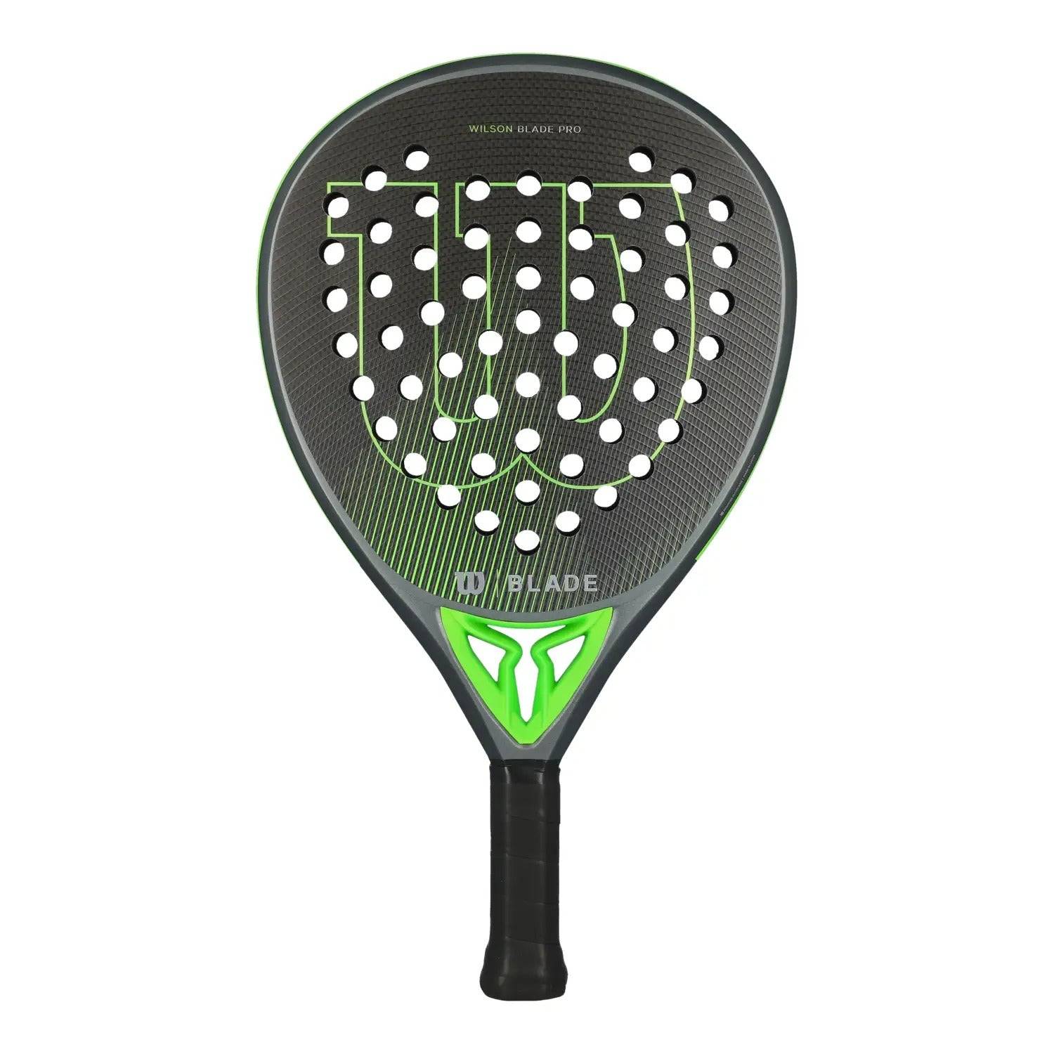 WILSON BLADE PRO PADEL V2 2 BLACK AND GREEN - Ace Padel Store